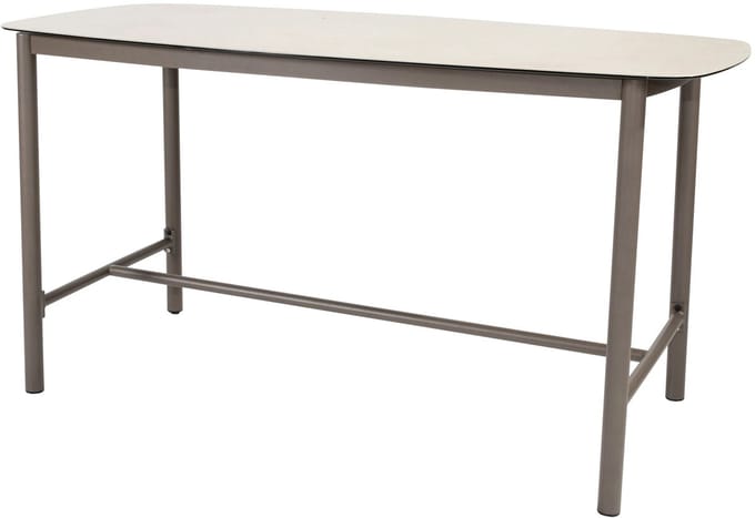 Manolo high dining tuintafel 180x90xH90 cm printed ceramic terre Taste 4SO
