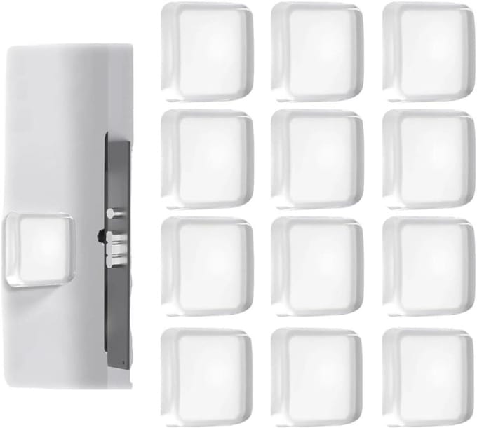 Deurstoppers - Deurklinkbuffers - Muren Beschermen - Zelfklevend - 12 stuks - Transparant