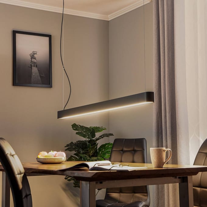 Nowodvorski Lighting Hanglamp Soft grafit 125 cm