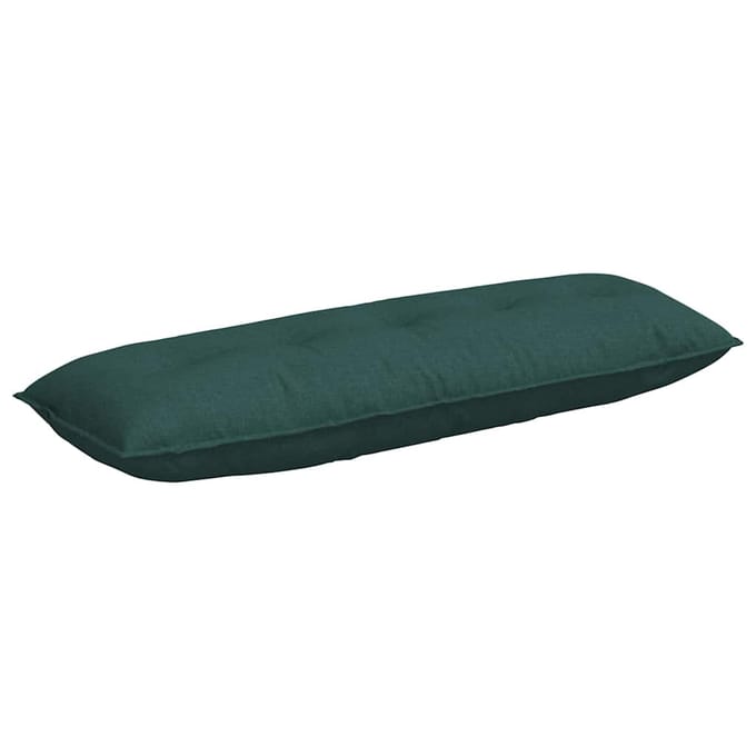 vidaXL - Rugkussen - Donkergroen - 140 - x - 50 - x - 19 - cm - Stof
