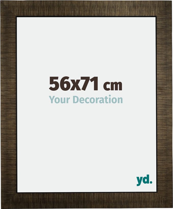 Your Decoration - Fotolijst 56x71 cm - Hout - Champagne Geborsteld - Leeds
