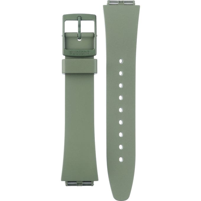 Swatch Plastic - What If - Square - SO34 ASO34G700 What If... Green? Horlogeband