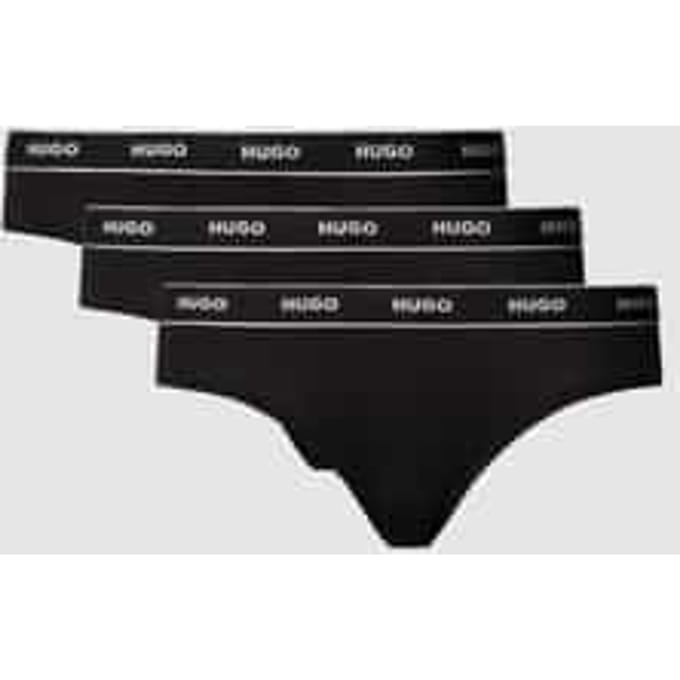 Slip met labelprint in een set van 3 stuks