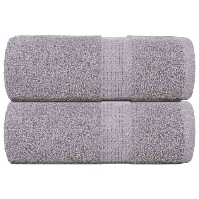 vidaXL - Gastendoekjes - FROGN - 2 - st - 30x50 - cm - 360 - g/m² - grijs