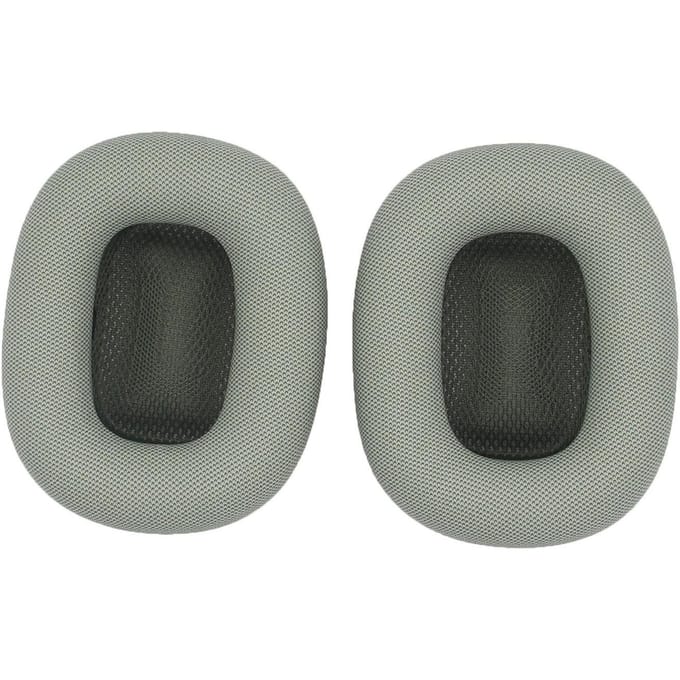 Coussinets d'oreilles en tissu mesh de remplacement pour écouteurs Facile à installer Compatible avec Apple AirPods Max vert
