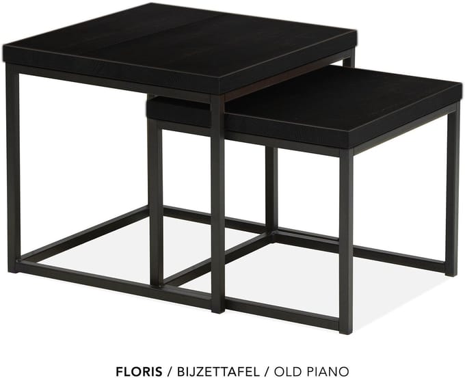Maxfurn - Set vierkante salontafel | kleur: Old piano
