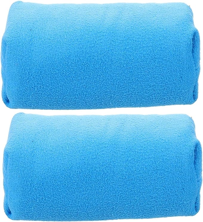 Autowax spons set - Polijstpad Applicator pad - Auto poetsen - Multifunctioneel ontwerp - 8x4x3.4cm - Blauw