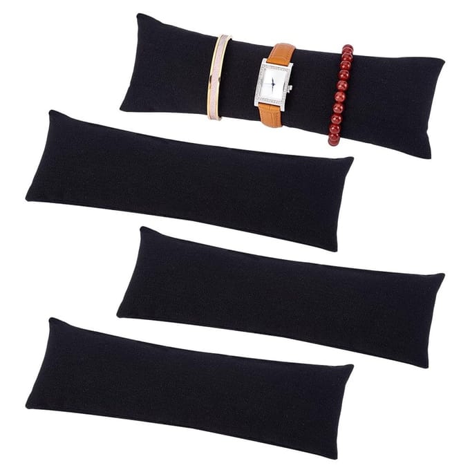 Dailygoods- Horlogekussen 4 Stuks - Zacht Linnen - Sieraden Display