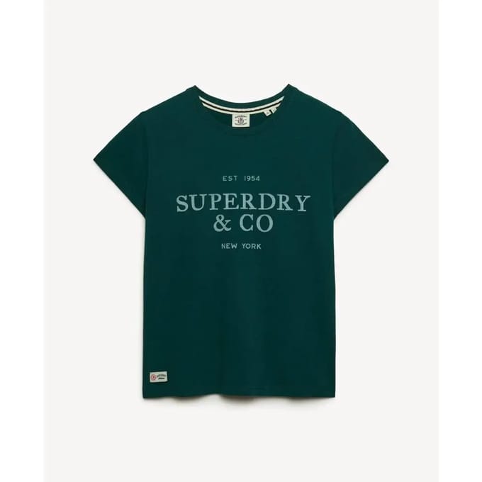Dames-T-shirt Superdry Luxe Casual
