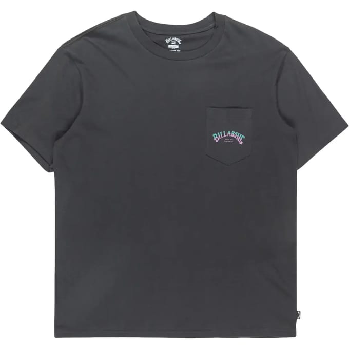 Billabong Stacked Arch Pkt T-shirt Met Korte Mouwen Zwart S Man