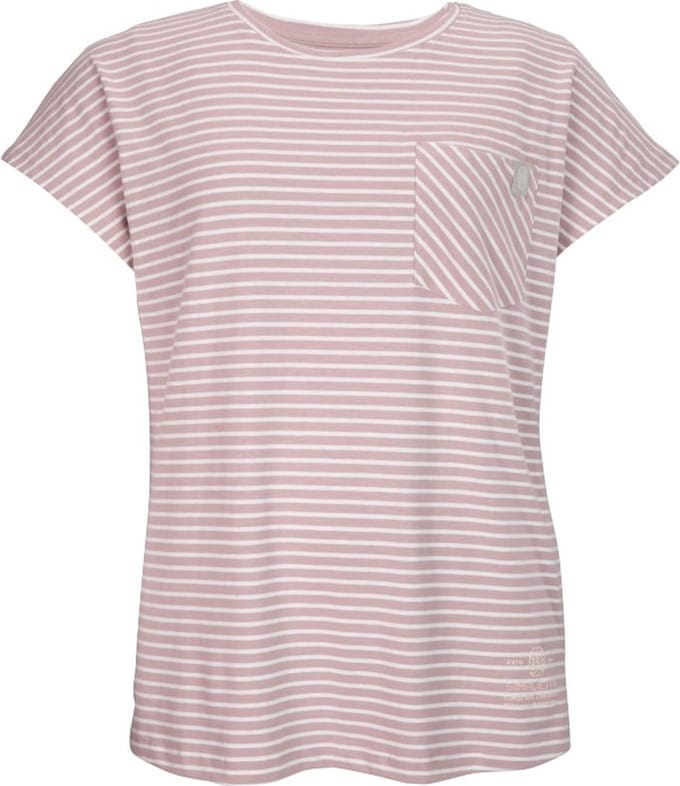 Giga by Killtec dames shirt - shirt dames KM - 39351 - oud roze / wit streep - maat 40