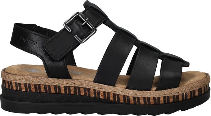 Rieker Sandalen - Dames - Zwart