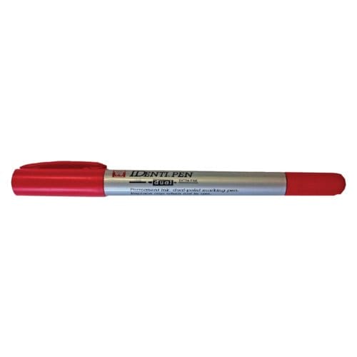 Viltstift sakura identi-pen multifunctioneel rood