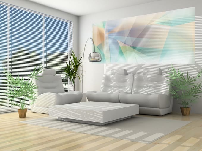 Modern Abstract Art Prism Photo Wallcovering