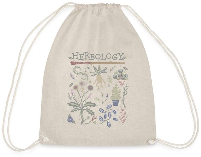 Harry Potter Herbology Botanisch Kruiden Ontwerp Gymtas