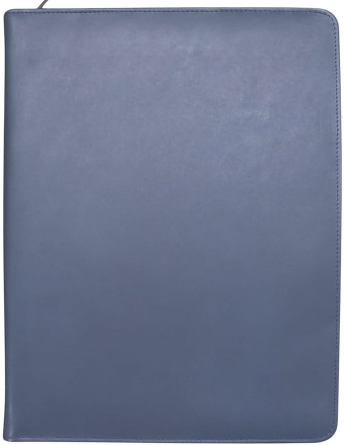 Safekeepers leren schrijfmap a4 - Schrijfmap - Documentenmap - Ipad cover - A4 - Leer - donkerblauw