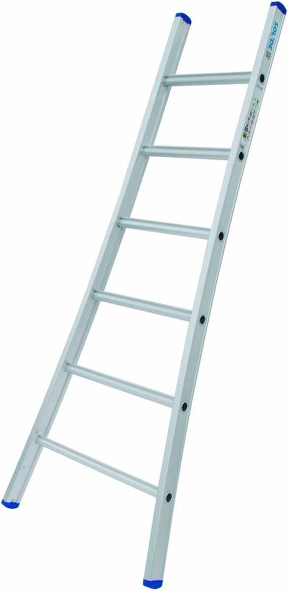 Solide Enkele Uitgebogen Ladder - 1x6 Sporten | Bestel nu