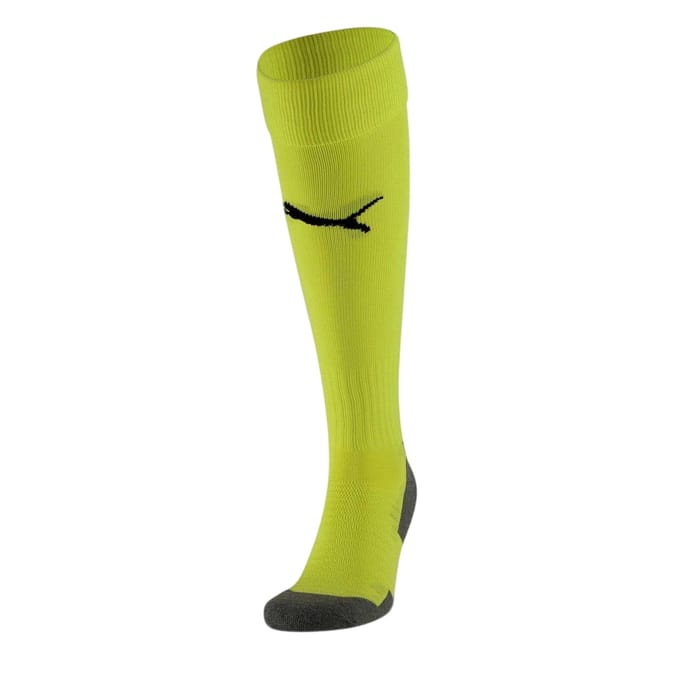 Puma Kinder Team LIGA Core Voetbalsokken (Fluorescent Geel)