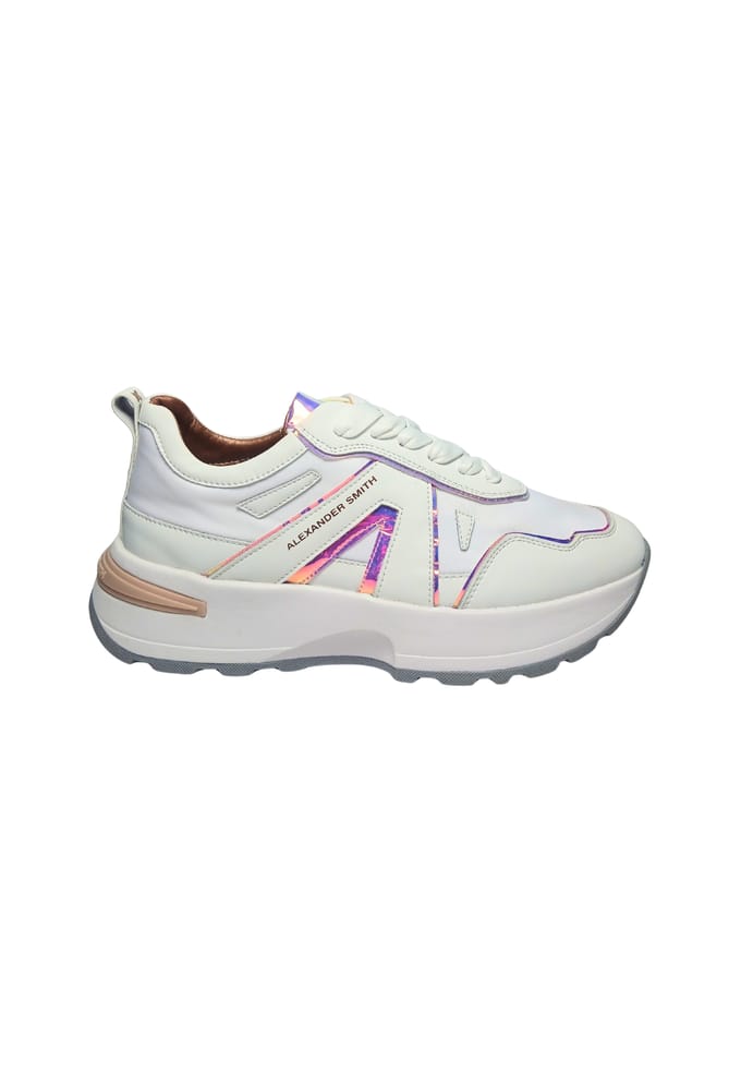 Damesschoenen Alexander Smith Liverpool Woman White Iride Azure