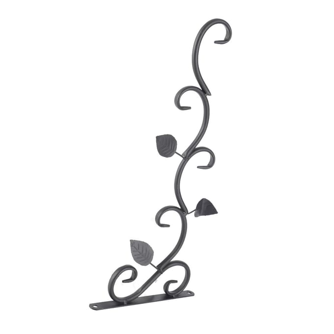 Hangplanten Beugel Wandmontage IJzer Decoratieve Plantenbak Haak Hanger met Schroeven voor Woonkamer gray