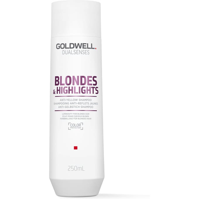 Goldwell Blondes & Highlights Shampoo tegen geel Kleurshampoo Dames 250 ml