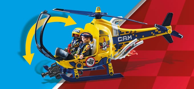 PLAYMOBIL Air Stuntshow filmploeghelikopter - 70833