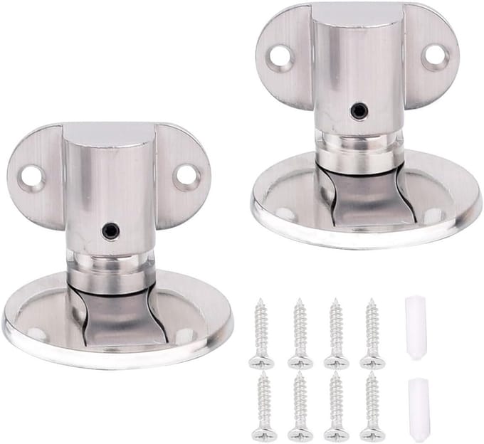 Magnetische Deurstopper RVS - 2 Stuks Deurvanger voor Binnen en Buiten