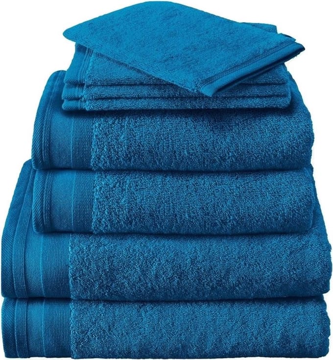 De Witte Lietaer badhanddoek excellence pacific blauw 100/150cm