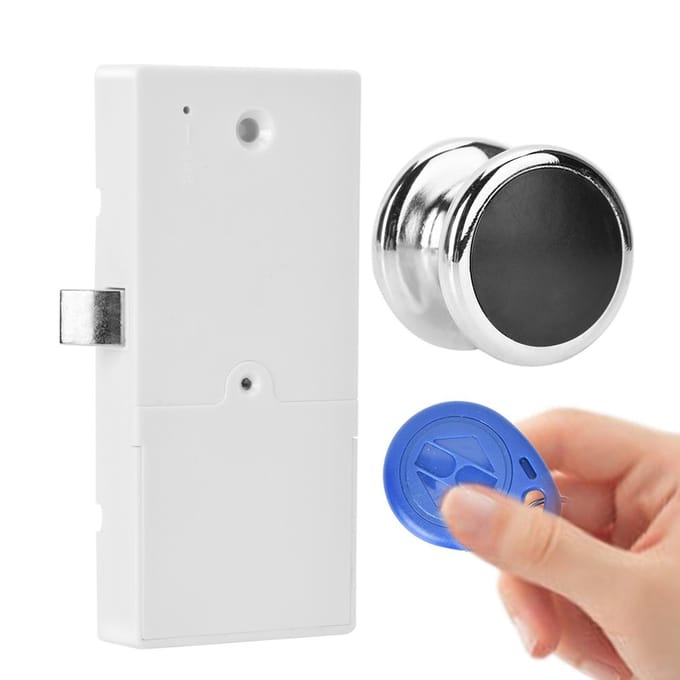 Slim RFID Digitaal Inductieslot Sauna Spa Gym Elektronisch Kastslot white