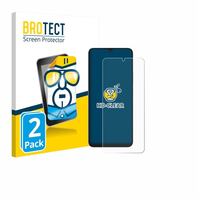 BROTECT - Screenprotector voor Blackview Shark 6 5G - Folie Beschermfolie transparant 2 Stuks