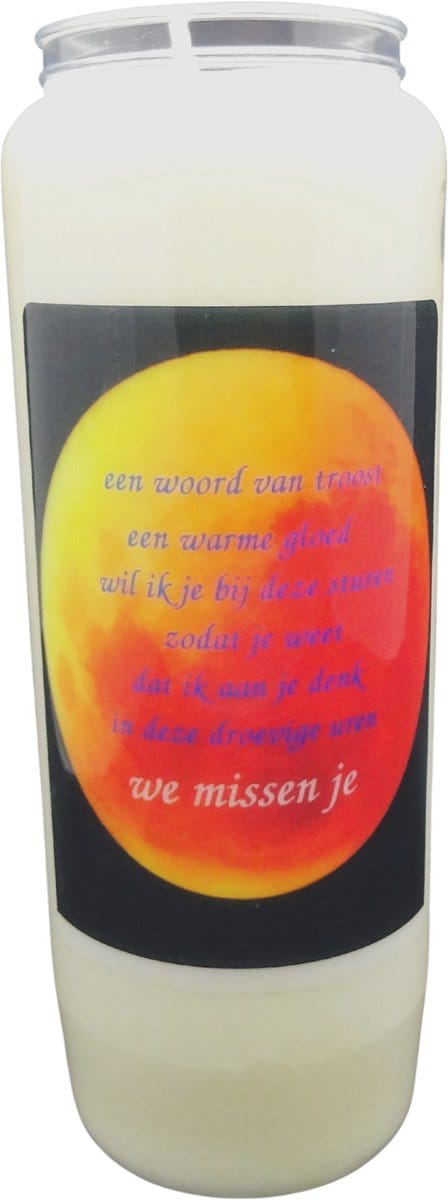Noveenkaars Spreuk 014 - 9 dagen brander (5 stuks)