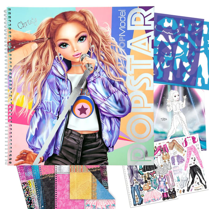 Top Model TOPModel POPSTAR kleurboek Kleurboeken