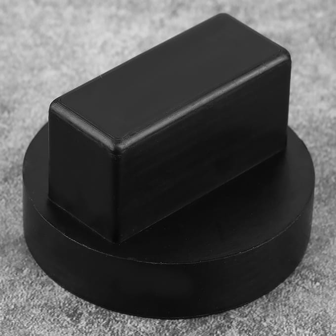 Auto Verbeterd Frame Rail Vloer Krik Ondersteuning Rubberen Pad Adapter voor Mercedes Benz black