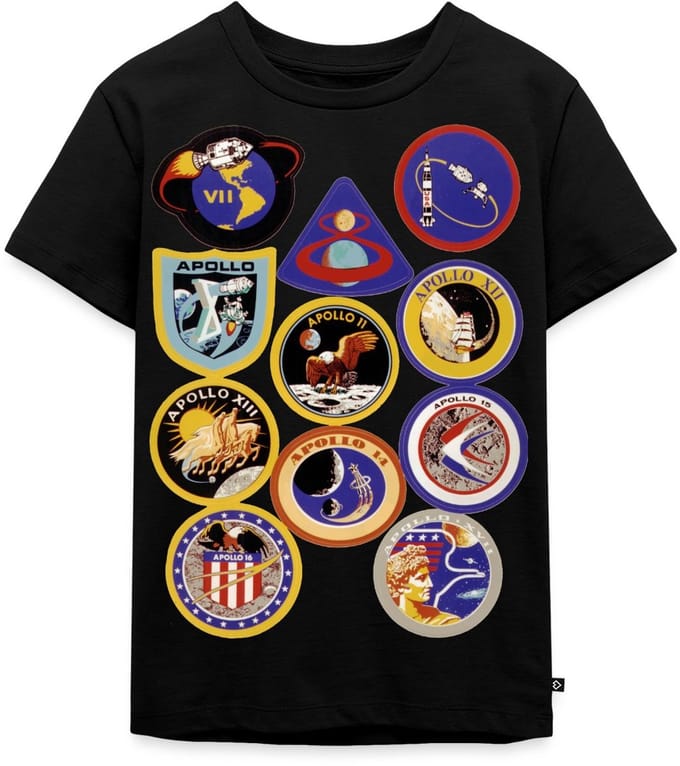 NASA Apollo-missie-insignes Premium T Shirt Kinderen