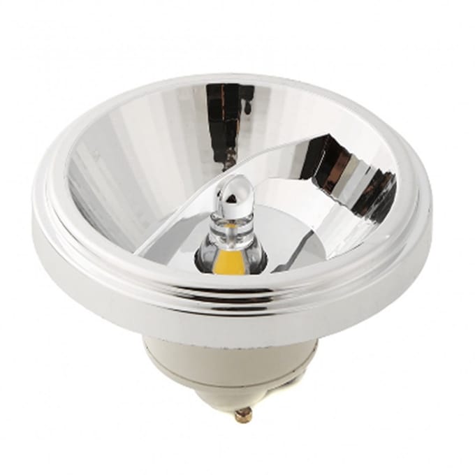 Ledl GU10 AR111 Spot 12W Warmwit Wit 45° Dimbaar