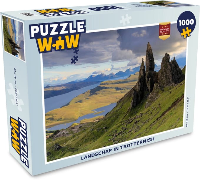 Puzzel Landschap in Trotternish - Legpuzzel - Puzzel 1000 stukjes volwassenen