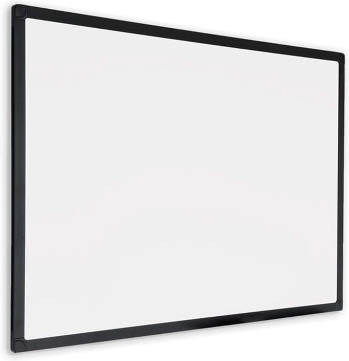 IVOL Whiteboard met zwart frame - Magnetisch - 45x60 cm