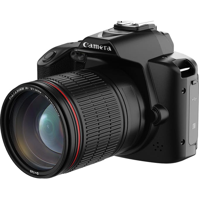 4K digitale camera WiFi digitale videocamera 64MP dubbele lens 3 inch IPS-scherm 16x anti-shake zoom Camera Only