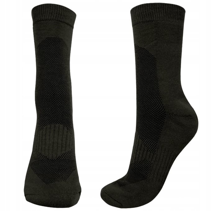 Mil-Tec Thermo CoolMax Trekking Sokken Zwart Maat 44-45