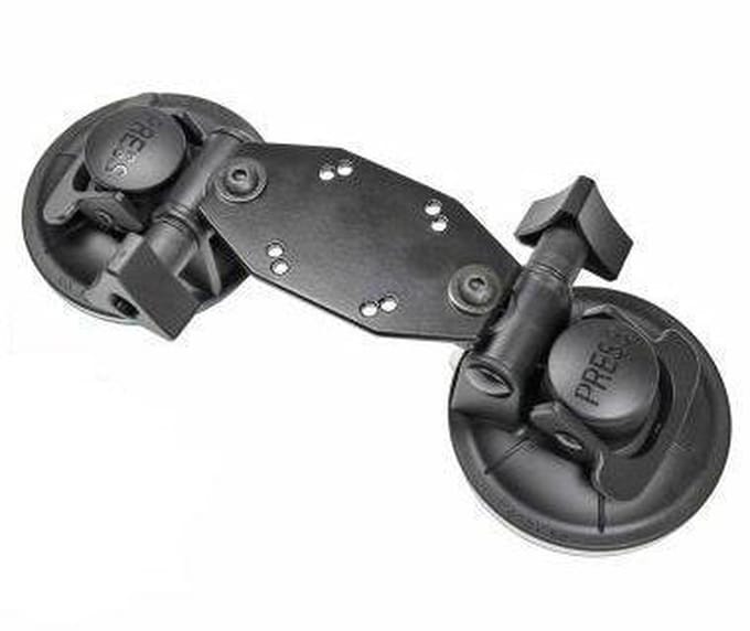 Dubbele zuignap base mount