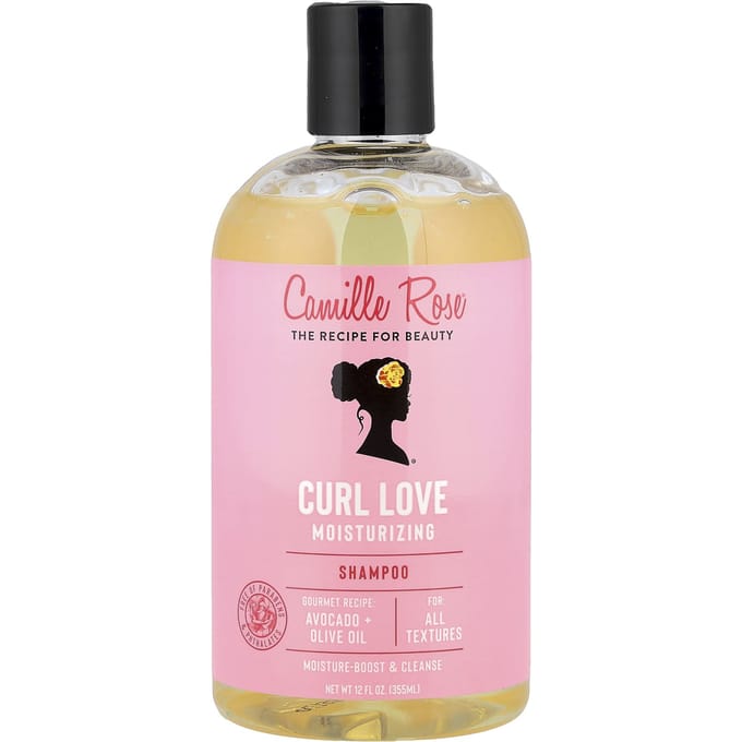 Camille Rose, Shampoing Hydratant Curl Love, Tous Types de Peau, 355 ml (12 fl oz) pink