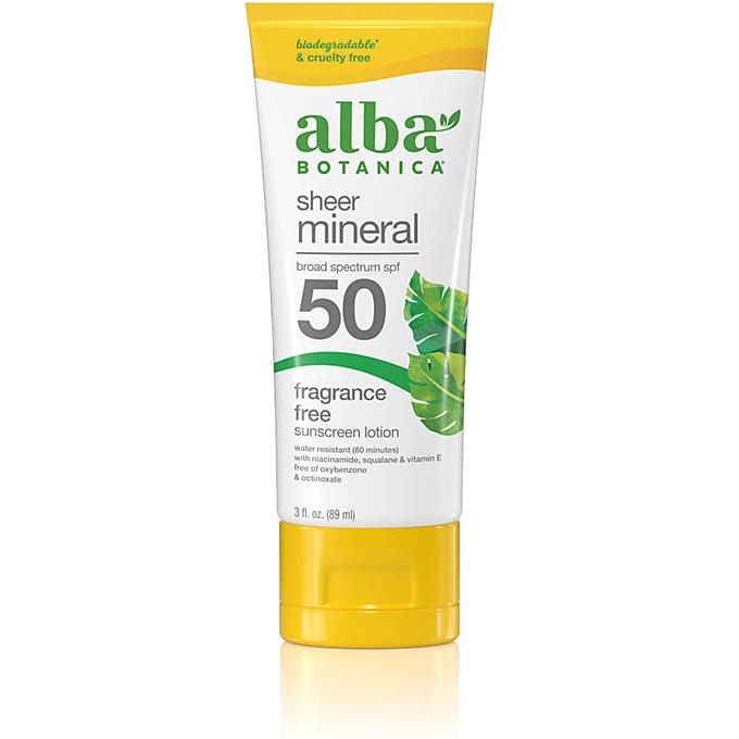 Alba Botanica Minerale Zonnebrandcreme SPF50