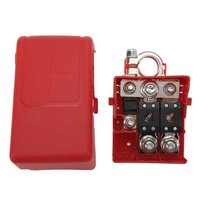 Zekeringkast Accupool 32V 400A Kortsluitbeveiliging Gevoelig Snelle Aansluiting voor Caravans red