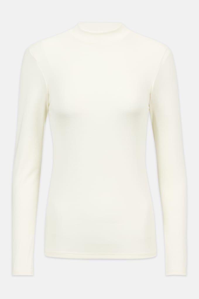Mey dames thermo shirt Wol - Spencer - Lange mouw - Wollen thermo dames ondershirt ronde hals - 40 - Wit