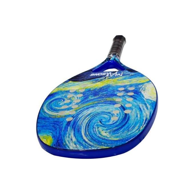 MAXSONG Carbon Strandracket Strandbal Sportracket Koolstofvezel Plaat Racket Rugzak Bedrukt Logo