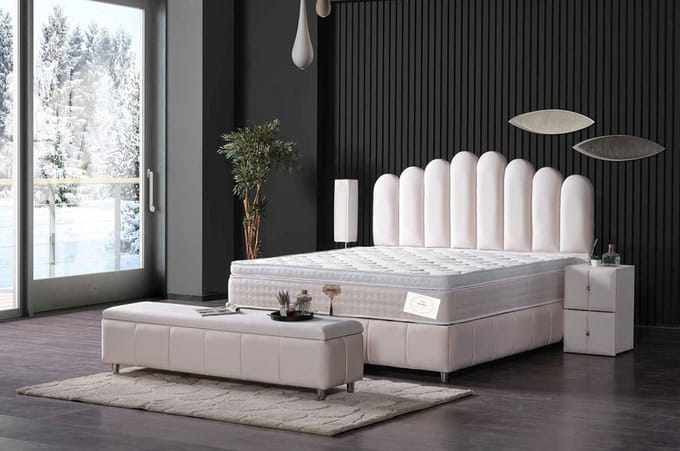2 Persoons Opberg Boxspring Loft 140x200