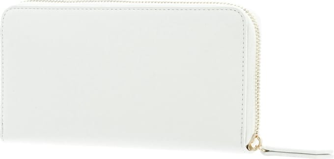 VALENTINO Portemonnee Zero Re Zip Wallet Bianco Wit