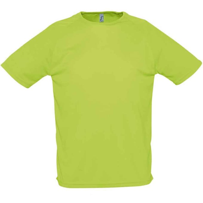 SOLS Heren Sportief Raglan T-shirt (Appelgroen)