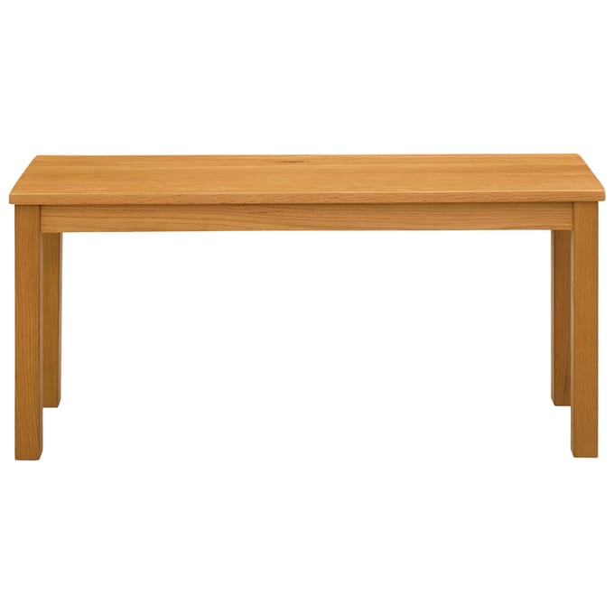 vidaXL - Eetbank - 95 - x - 32 - x - 45 - cm - Massief - Eikenhout - Naturel