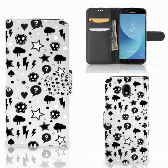 Telefoonhoesje met Naam Samsung Galaxy A30 Silver Punk